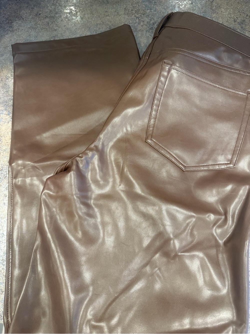 Abercrombie Women's vegan Leather pants sz 31